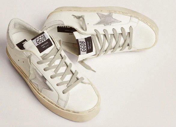 Hi Star Women with a silver metallic star and heel tab