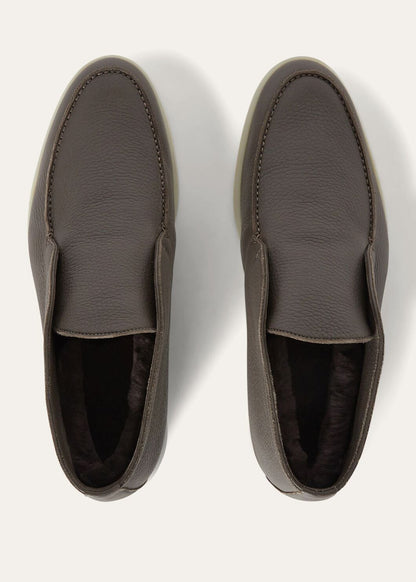 Open Walk Boots in Brown Leather