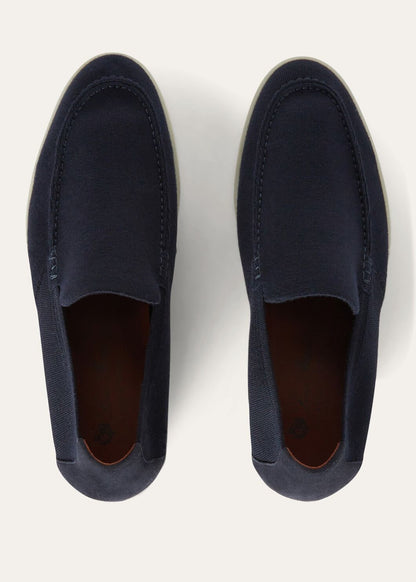 Summer Knitted Walk in Navy Blue for Men