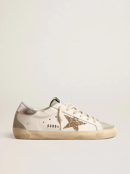 Super-Star Women with a gold glitter star and ice suede inserts