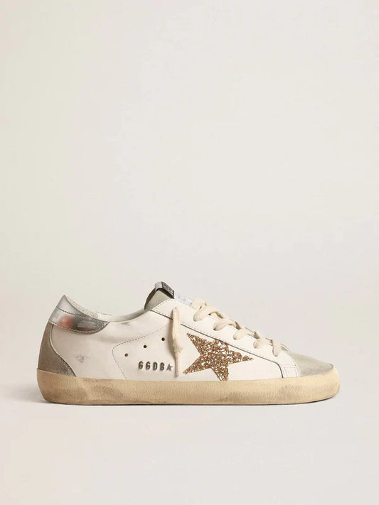 Super-Star Women with a gold glitter star and ice suede inserts
