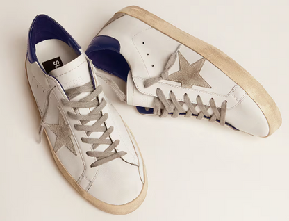 Super-Star with a suede star and blue reinforcement 43