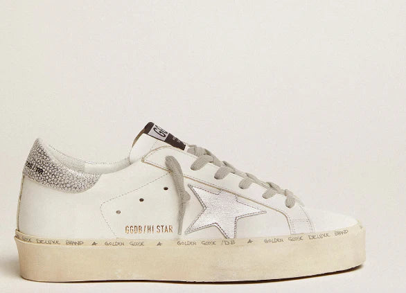 Hi Star Women with a silver metallic star and heel tab