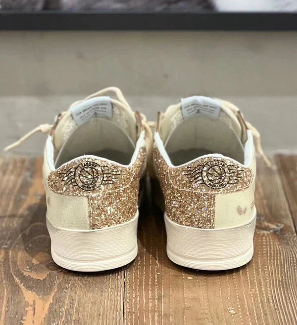Ball Star in gold glitter